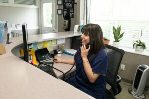 plainfield dental front desk luz on phone