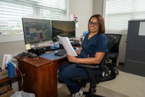 plainfield dental office manager stacy